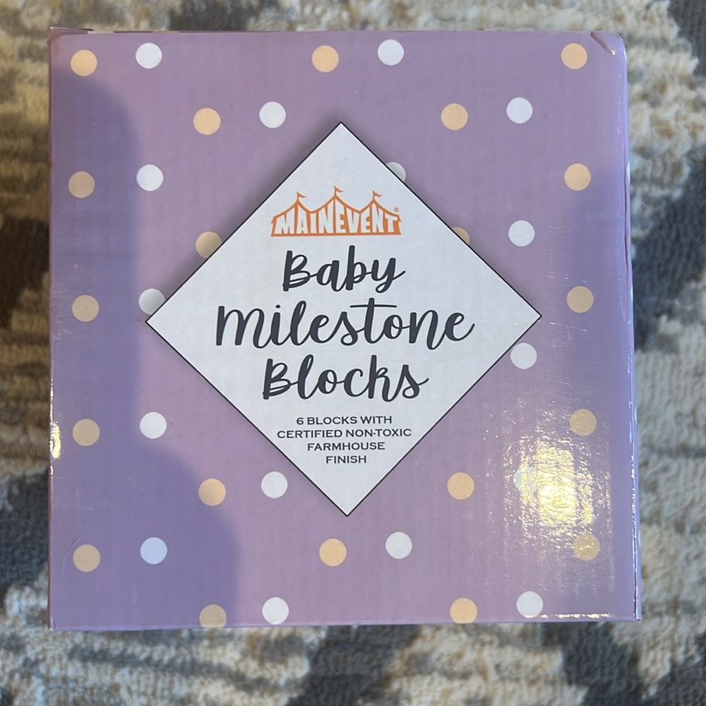 Baby Milestone Blocks BN